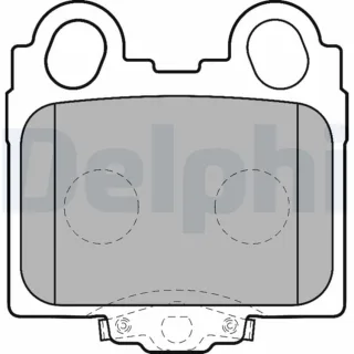 Delphi Bremsbel?ge hinten Lexus Gs Is Sc