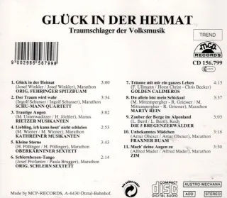 Glück in der Heimat - Traumschlager der volkstümlichen Musik