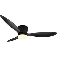 GLOBO LIGHTING Deckenleuchte ARMANDO, LED fest integriert, Deckenventilator mit LED und Fernbedienung, Memoryfunktion