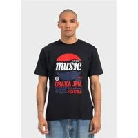 Oldskull T-Shirt Asian Osaka Music Logo Graphic Traditionelles fernöstliches Motiv