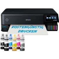 Epson EcoTank ET-8550 Tintenstrahldrucker, (WLAN (Wi-Fi), LAN (Ethernet), 3-in-1-Multifunktionsgerät für den alltäglichen Gebrauch)