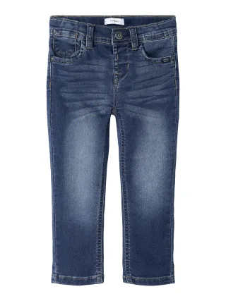 NAME IT - NMMSILAS SLIM SWE JEANS 8001-TH NOOS dark blue denim - Gr. - 110