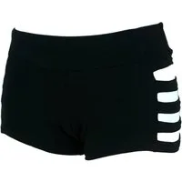 Guru-Shop Hose & Shorts Goa Pantys, Psytrance Hotpants, Shorts - schwarz alternative Bekleidung