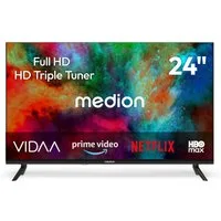 Medion® MD824102 LCD-LED Fernseher (59.8 cm/24 Zoll, 720p HD Ready, Smart-TV, Netflix, HBO Max, Prime Video, Disney+, Magenta TV, AppleTV, WOW)