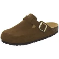 AFS-Schuhe 290079 Clogs Pantolette für Damen aus Leder mit Fußbett, Hausschuhe Made in Germany