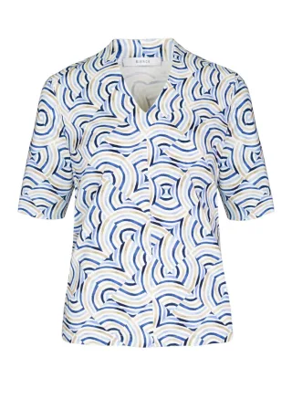 Bianca - Print-Shirt - Kayla blau - Gr. - 38