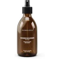JUNGLÜCK Gesichtswasser Rosenwasser Spray - 100% Bio, Vegan, ohne Alkohol, 1-tlg., Erfrischendes Spray für Gesicht, Haare und Körper