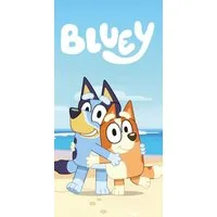 Disney Strandtücher Disney Bluey Strandtuch Hunde Cartoon 70 x 140 cm 100% Baumwolle, Frottee