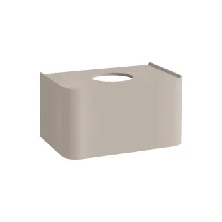 VitrA Glora Waschtischunterschrank für Aufsatzschale mit 1 Vollauszug 79 x 52 x 42 Taupe Matt,80393 80393