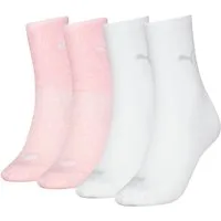PUMA Socken PUMA WOMEN SOCK 4P ECOM (4er-Pack) mit unterstützender Fußgewölbestruktur