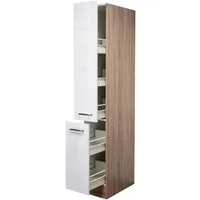 Flex-Well Apothekerschrank Florenz (B x H x T) 30 x 200 x 57 cm, mit 5 Ablagen