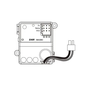 MJX M162 M163 Original Brushless 2 in 1 35A ESC Receiver RC Car Parts E45R