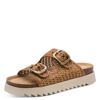 Tamaris - Da.-Pantolette cognac - Gr. - 37