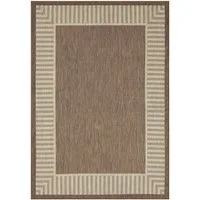 Vimoda Outdoorteppich In-und Outdoor Teppich Terrassen & Balkon Küche, Rechteckig, Läufer Outdoor Bordüre Motiiv in ver- Farben