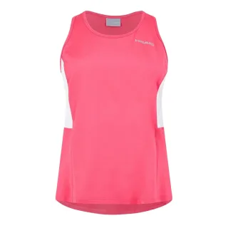 Head - Ärmelloses Oberteil für Damen, Runder Auschnitt, Schmal (Pink)