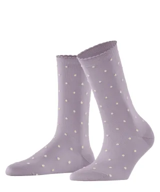 FALKE - FALKE Spike Dot Damen silver iris - Gr. - 40.5