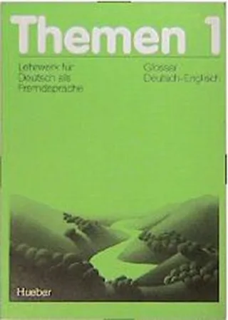 Themen 3 Bde. Glossar Deutsch-Englisch: German-English Glossary 1