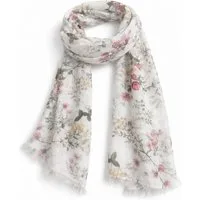COLLEZIONE ALESSANDRO Modeschal Flora, (1-St), aus super-soft Viskose, mit Blumen Motiv
