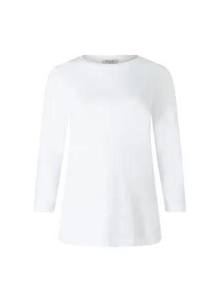 MAERZ Muenchen - Longsleeve Rundhals 3/4 Arm pure white - Gr. - 46