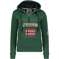 Geographical Norway Kapuzenpullover Gymclass by leyoley mit großer Bauchtasche und warmer Kapuze