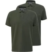 s.Oliver Poloshirt 2er Pack Basic (Spar-Set, 2-tlg) Poloshirt - Baumwolle - Atmungsaktiv - Piqué Qualität