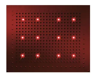 Bossini Kopfbrause Dream Rectangular Flat RGB Cromotherapie L: 57 B: 47 cm H37455000030016