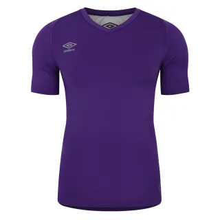 Umbro - "Elite" Base Layer Oberteil V-Ausschnitt für Herren/Damen Unisex (Leuchtend Lila)