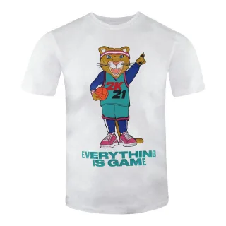 Puma Kurzarm Crew Hals weiße Herren 2K Dylan T-Shirt 532920 01