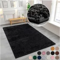 OTTO home Hochflor-Teppich Viva Shaggy, in Standard- und Premium-Qualität, 30 mm oder 45 mm Höhe, rechteckig, Uni Farben, einfarbig, weich, kuschelig, Läufer, Kundenliebling