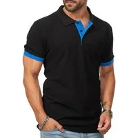 DAILY COTTON Poloshirt in Kurzarm als Freizeit Polo T-Shirt - Polo-Hemd für Herren (1-tlg) Männer Polohemd im Regular-Fit in Piqué-Qualität
