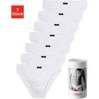 s.Oliver Slip Herren Unterhose (Dose, 7-St) Wochenration in einer Dose