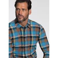 Man's World Flanellhemd mit 2 Brusttaschen