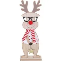 Trend Line Weihnachtsfigur TrendLine Weihnachtsaufsteller Holz Rentier 39 x