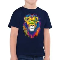 Shirtracer T-Shirt Löwe Lion (1-tlg) Tiermotiv Animal Print