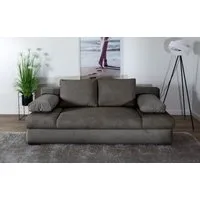 COLLECTION AB Schlafsofa Chicago, B: 200 cm, Liegefl. 146x200 cm, Bettfunktion, Bettkasten & 2 Armlehnenkissen, Federkern