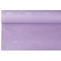 PAPSTAR Tischdecke Papiertischtuch mit Damastprägung 6 m x 1,2 m lila
