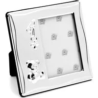 Brillibrum Bilderrahmen Bilderrahmen Baby Bärchen 7 x 10 cm Fotorahmen Silber Bilderrahmen
