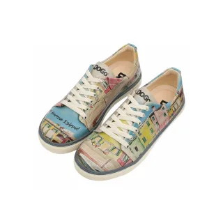 DOGO Sneaker "Classic Schnürsneaker Burano Island Damen Sneaker" Handgefertigt