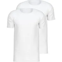 CALIDA T-Shirt Natural Benefit (2er Pack) Rundhals-Ausschnitt, kurzärmelig, Single Jersey, elastisch, weich