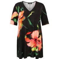Doris Streich Longshirt (1-tlg) mit Allover-Print