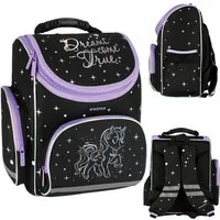 Sarcia.eu Schulrucksack Einhorn holo Schulrucksack für Mädchen, 37x32x22cm, gepolstert