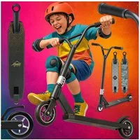Sportana Stuntscooter Premium, (1 tlg), 100mm PU-Rollen 360° Lenker ABEC 9 City Trick Roller Kickscooter