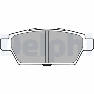 Delphi Bremsbel?ge hinten Mazda 6 GG GY 2,3