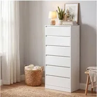 VASAGLE Kommode, mit 3 / 4 / 5 / 6 Schubladen, Komodenschrank, Schubladenschrank