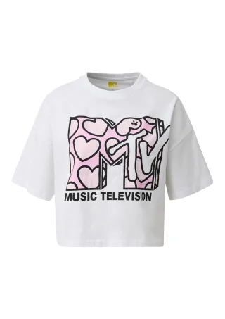 qs - T-Shirt weiß - Gr. - XS