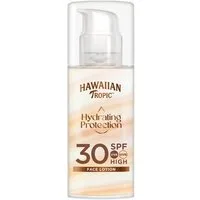 Hawaiian Tropic Sonnenschutzlotion Hawaiian Tropic Hydrating Protection Face Lotion 50 ml UVA Schutz 30