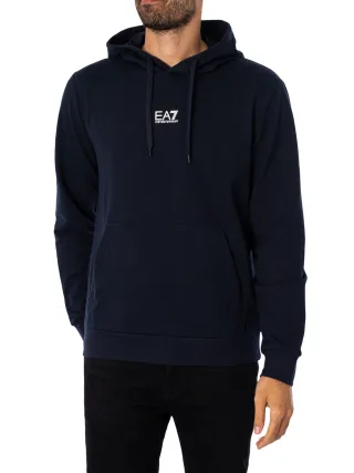 EA7 Jersey-Kapuzenpullover, Blau