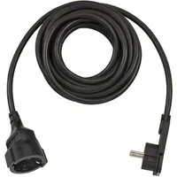Brennenstuhl H05VV-F3G1,5 mit Kischu u. Flachstecker Verlängerungskabel, Typ F (Schuko), Typ F (Schuko) (500 cm)