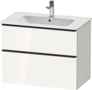 Duravit D-Neo Waschtischunterbau wandhängend Weiß Hochglanz 810x462x625 mm - DE43620BD220000 DE43620BD220000