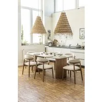 Vintagehaus Essgruppe Essgruppe Travertin Tisch Roma + 4 oder 6 Stühle Linea montiert